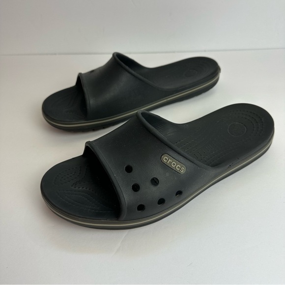 Crocs Crocband lll Sandals Men’s Size 11 Slide On Shoes Casual Waterproof Black - Picture 6 of 11